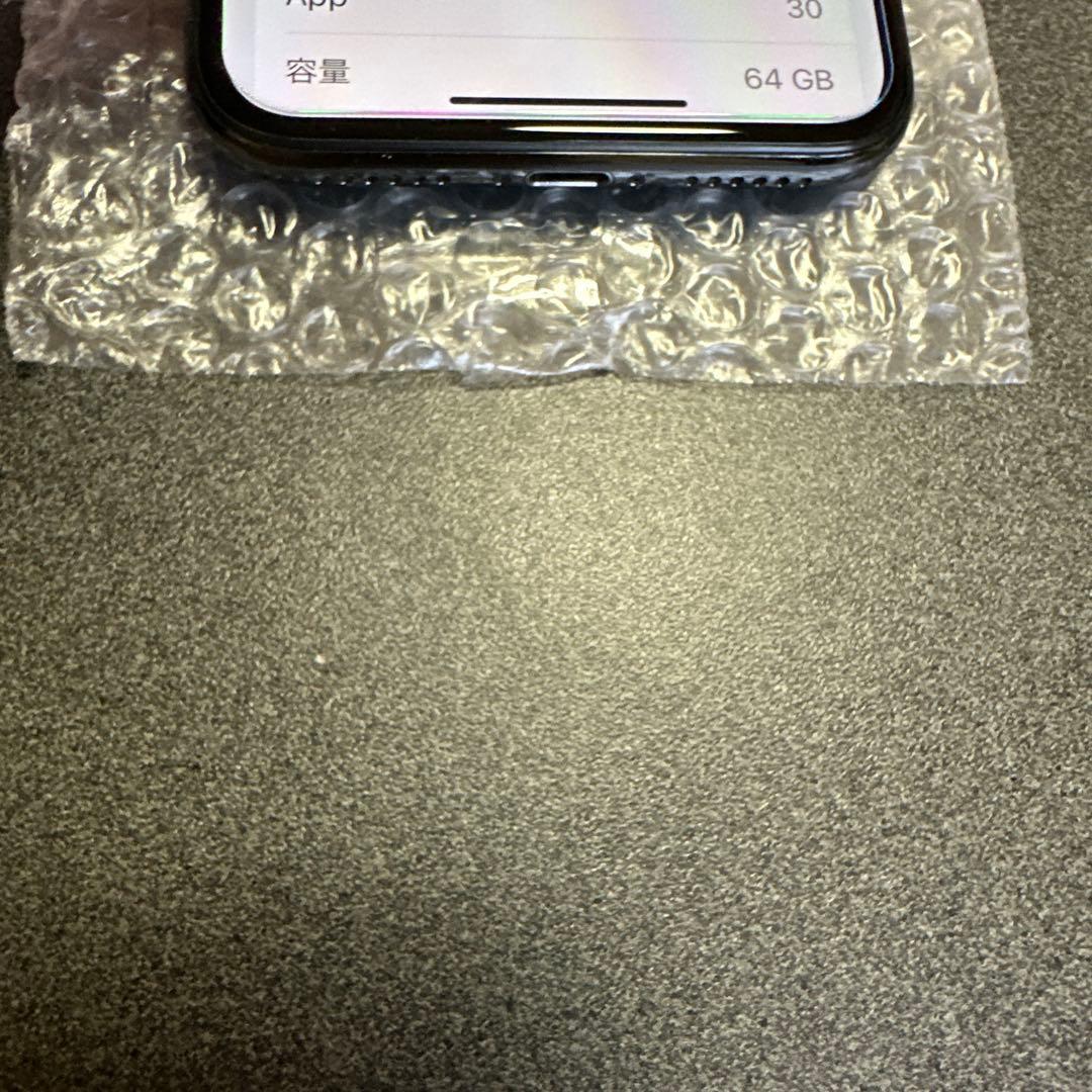 美品iPhone 10 64GB SIMフリー　グレー動作品