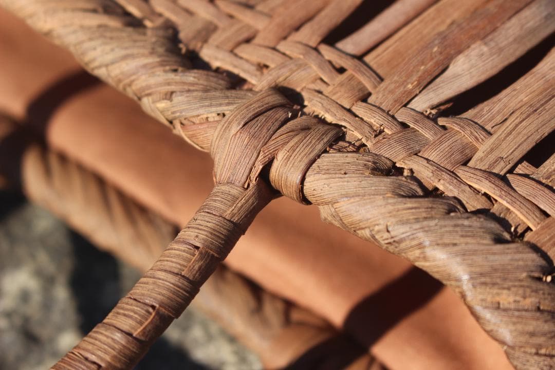 山葡萄 籠 かごバッグ コンパクト 巾着 手作り 物 籠バッグ