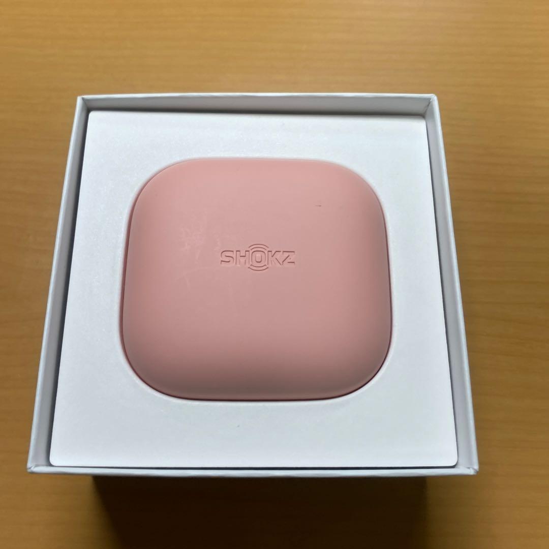 SHOKZ OPENFIT AIR ワイヤレスイヤホン ピンク