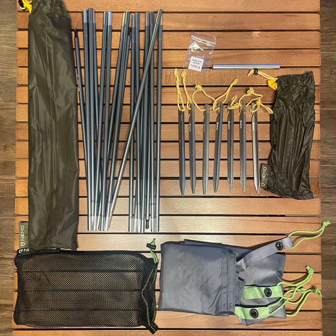 【一回使用】Nemo ニーモ アトム2p キャニオン フットプリント付 新ロゴ