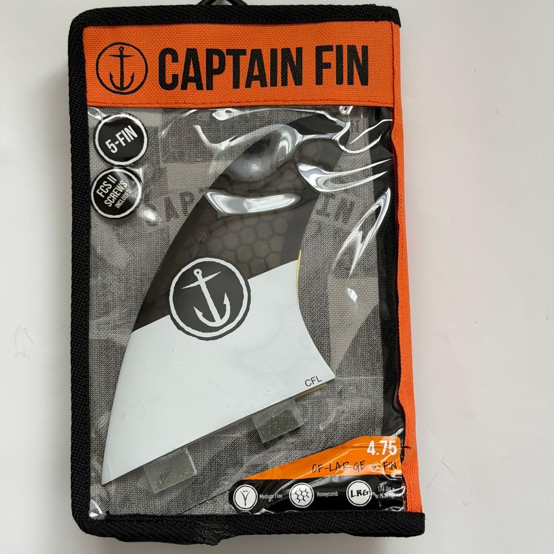 32%OFF！キャプテンフィン『 CF-LARGE 5FIN』ツインタブ　FCS
