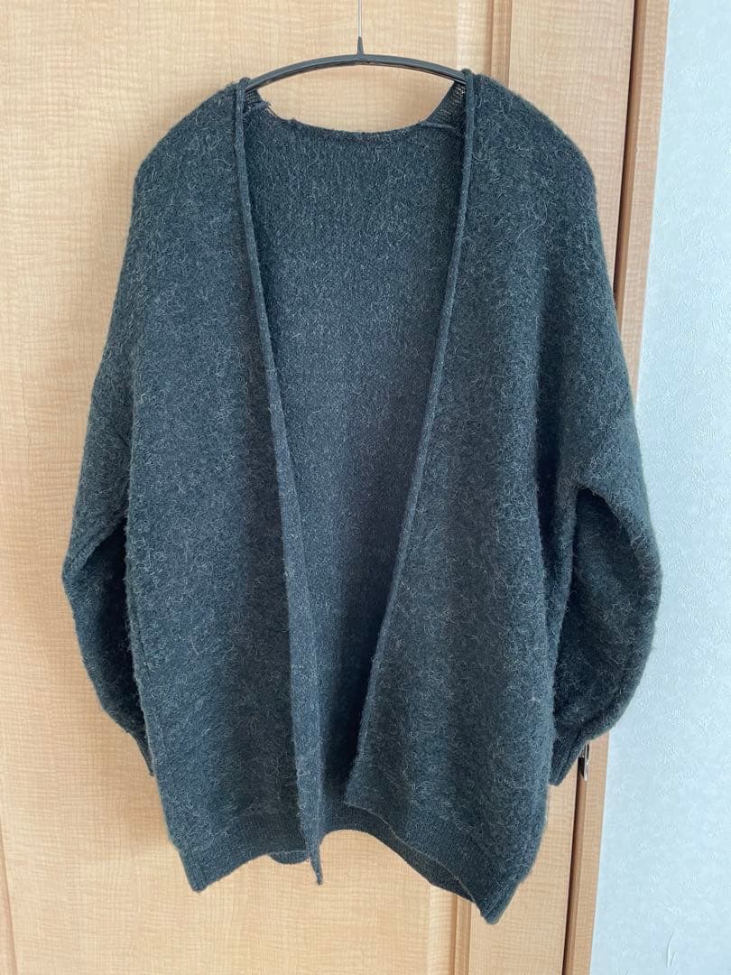 アワーホーム　洗えるアルパカ混ふんわりニットガーデ　⭐︎今季完売