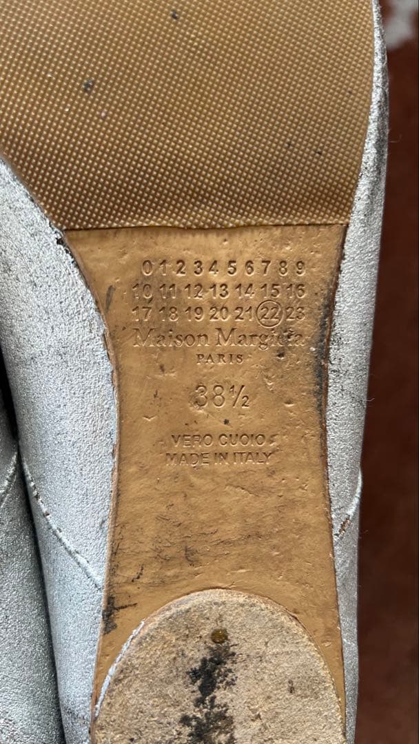 Maison Margiela シルバー足袋バレエ38.5