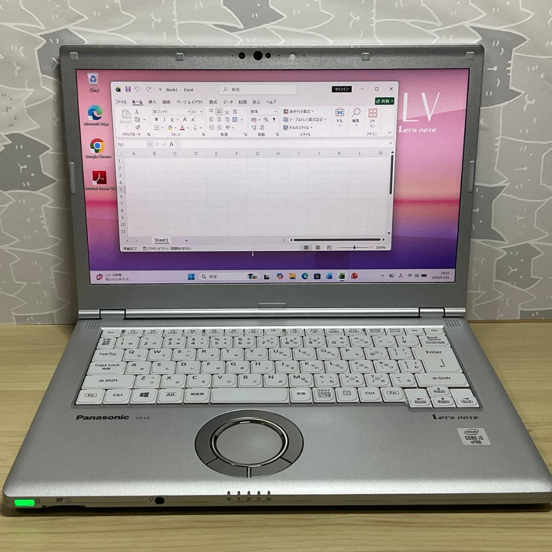 高性能・大画面＞Let's LV9 i5/8G/SSD512G/Office付②