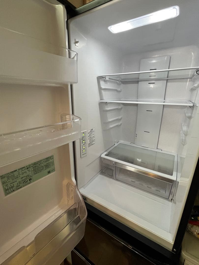 HITACHI 3ドア冷蔵庫 ブラック