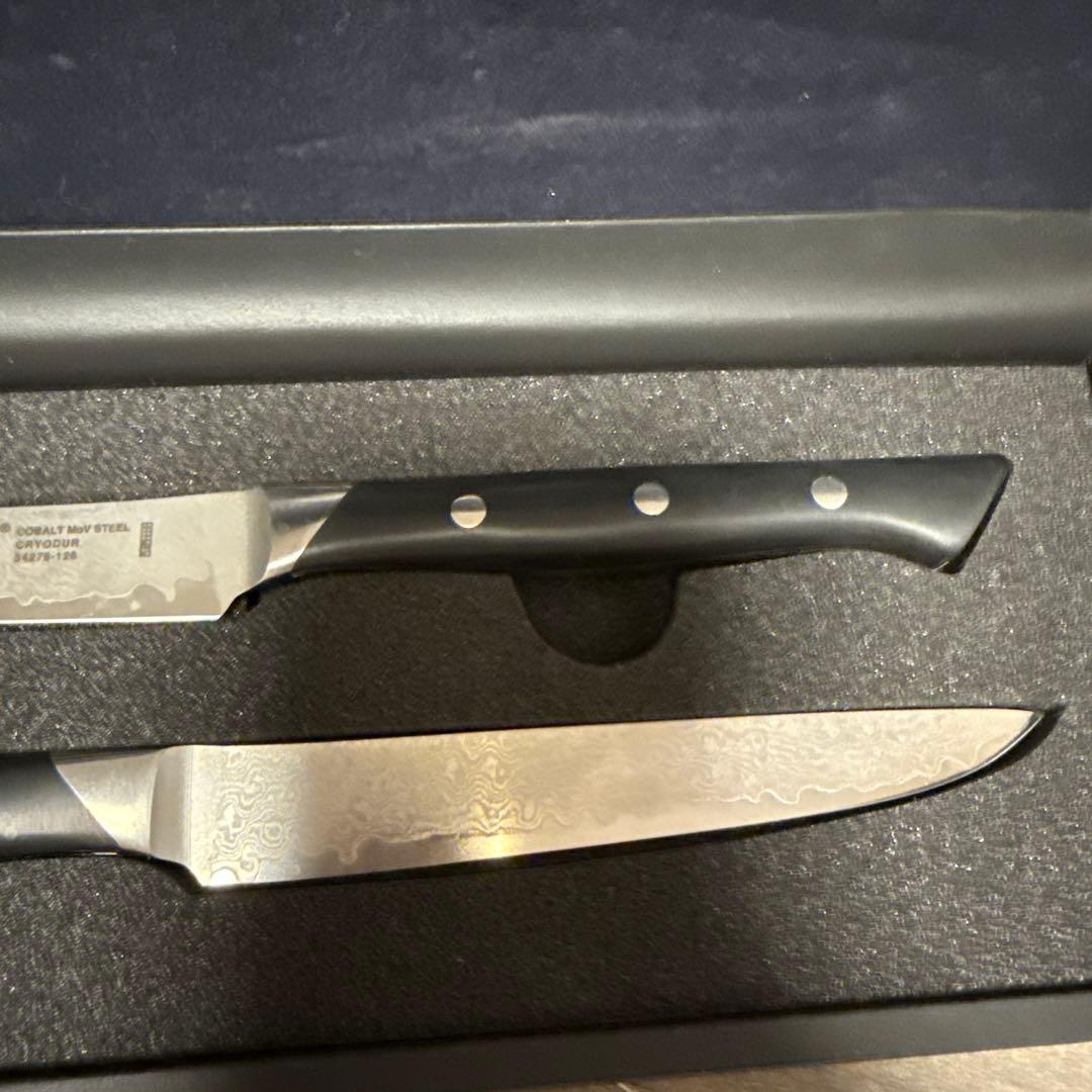 やまだまんZWILLING ダマスカス鋼 ペティナイフ ステーキナイフ