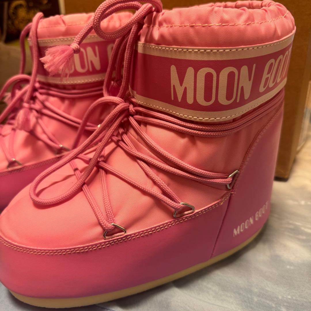 MOON BOOT ピンク スノーブーツ
