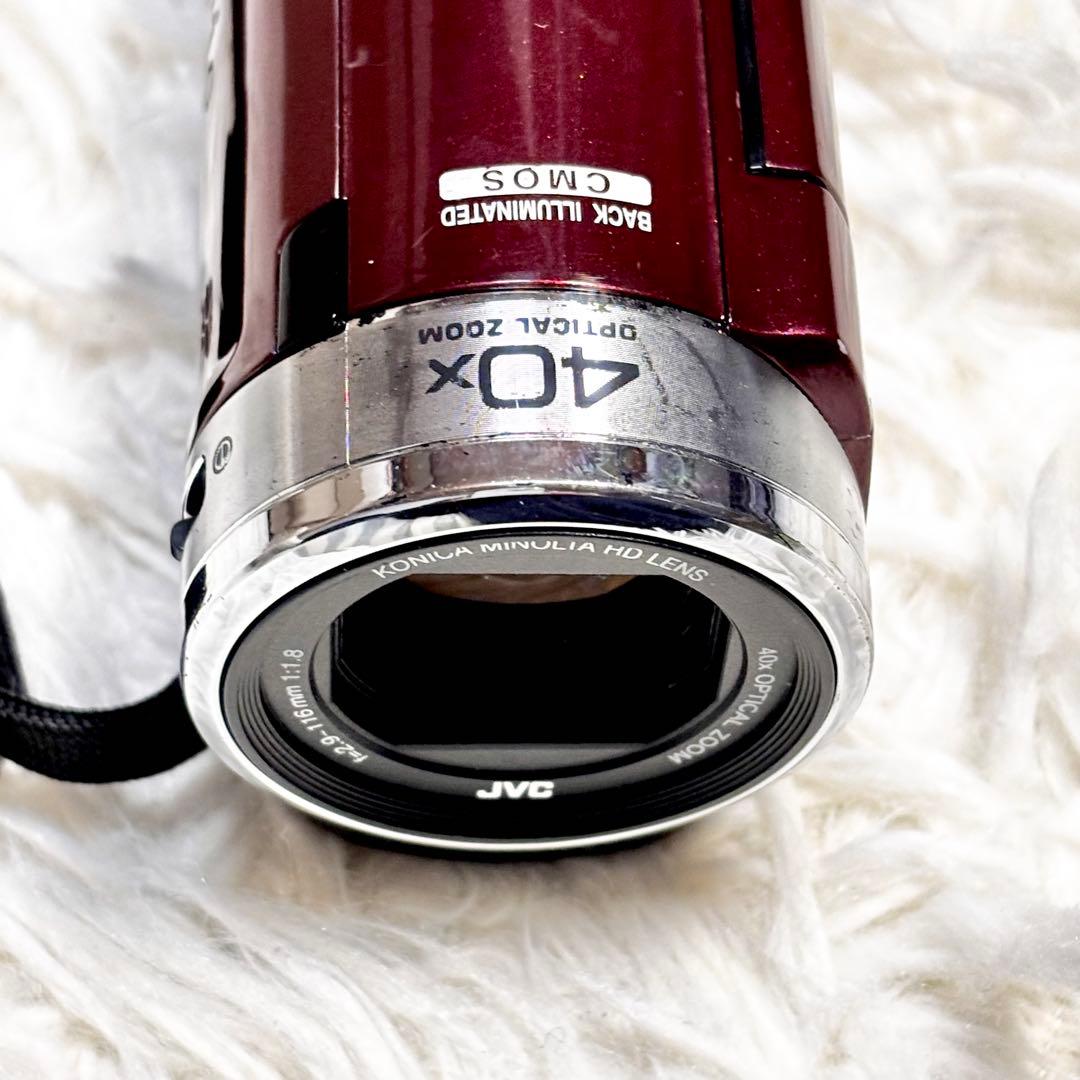 美品✨　JVC FULL HD ビデオカメラ GZ-E180 Everio
