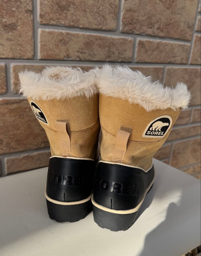 【美品】SOREL ソレル ブーツ ベージュ スノーブーツ TIVORI II