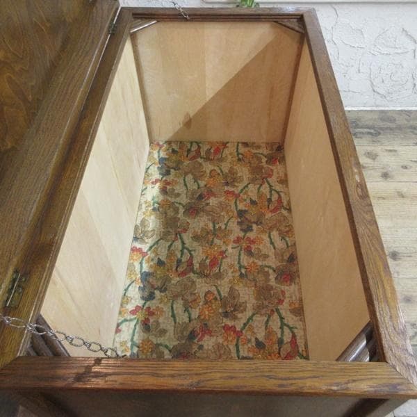 イギリス アンティーク 家具 ブランケットボックス コファ 英国 6886d