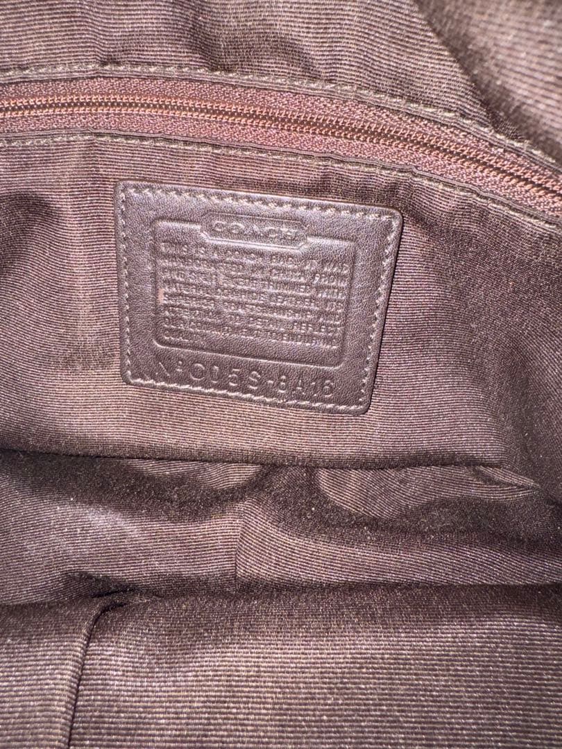 COACHブラウンスエード HOBOショルダーバッグ