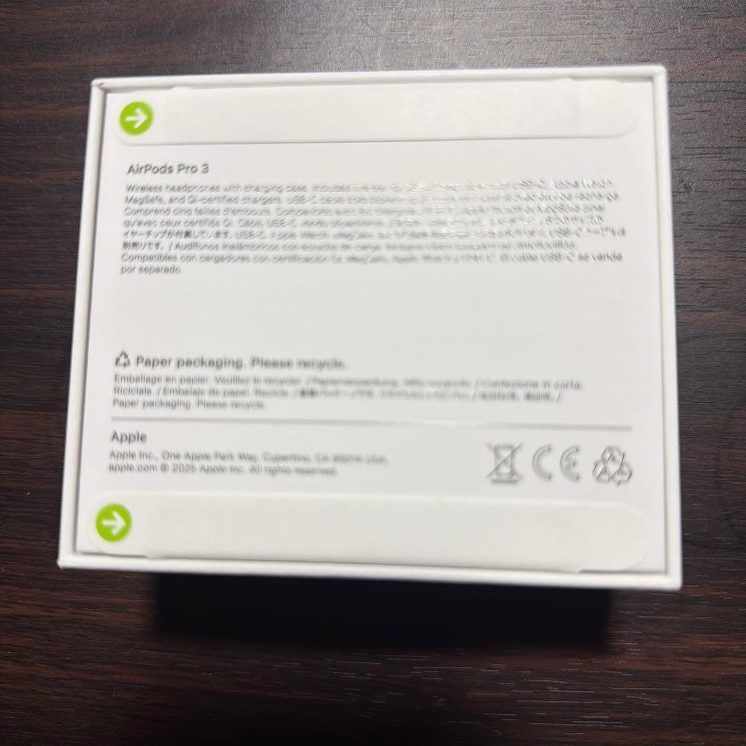 新品未使用 AirPods Pro 3 本体