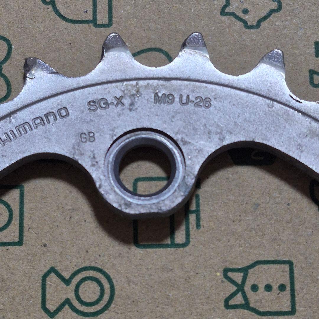 中古使用品　Shimano Deore XT クランクセット