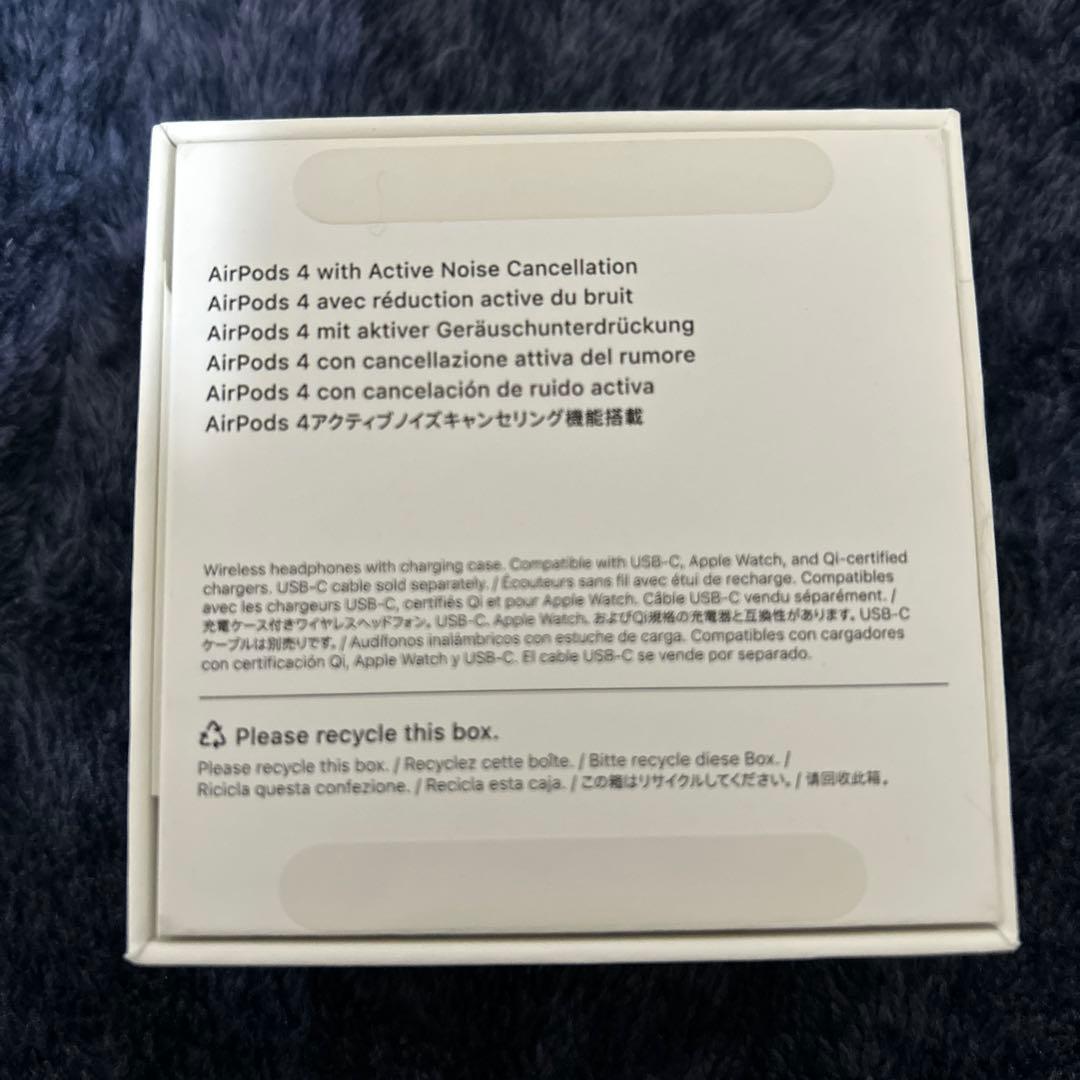 AirPods4 アクティブノイズキャンセリング掲載 TYPE-C 箱付き
