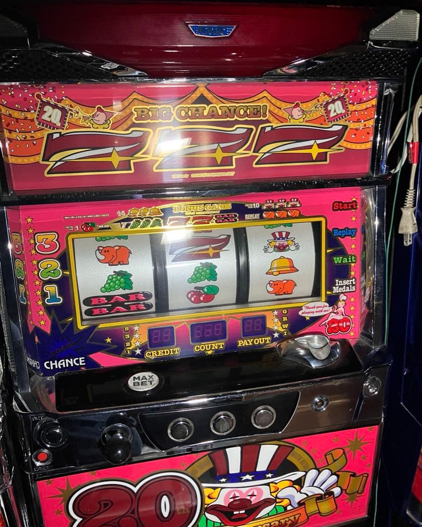 パチスロ実機　アイムジャグラー　20周年パネル