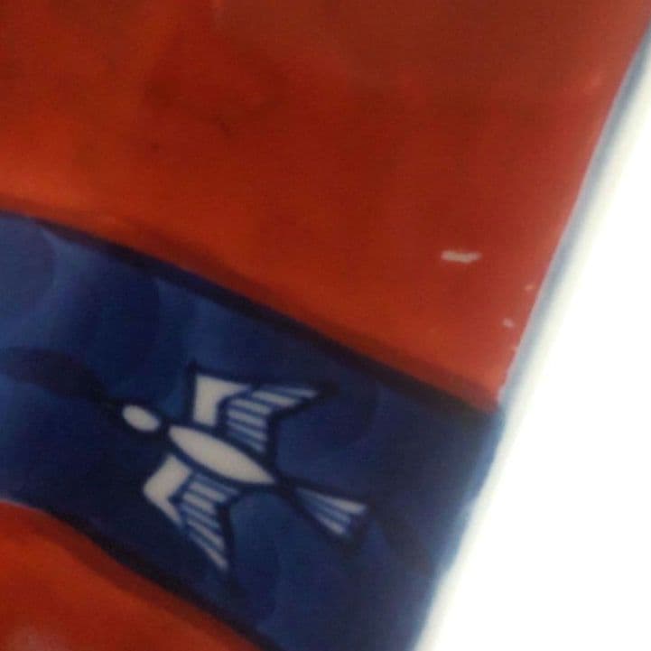 有田焼 源右衛門 八角皿 赤絵梅鳥 八角 廃盤 貴重