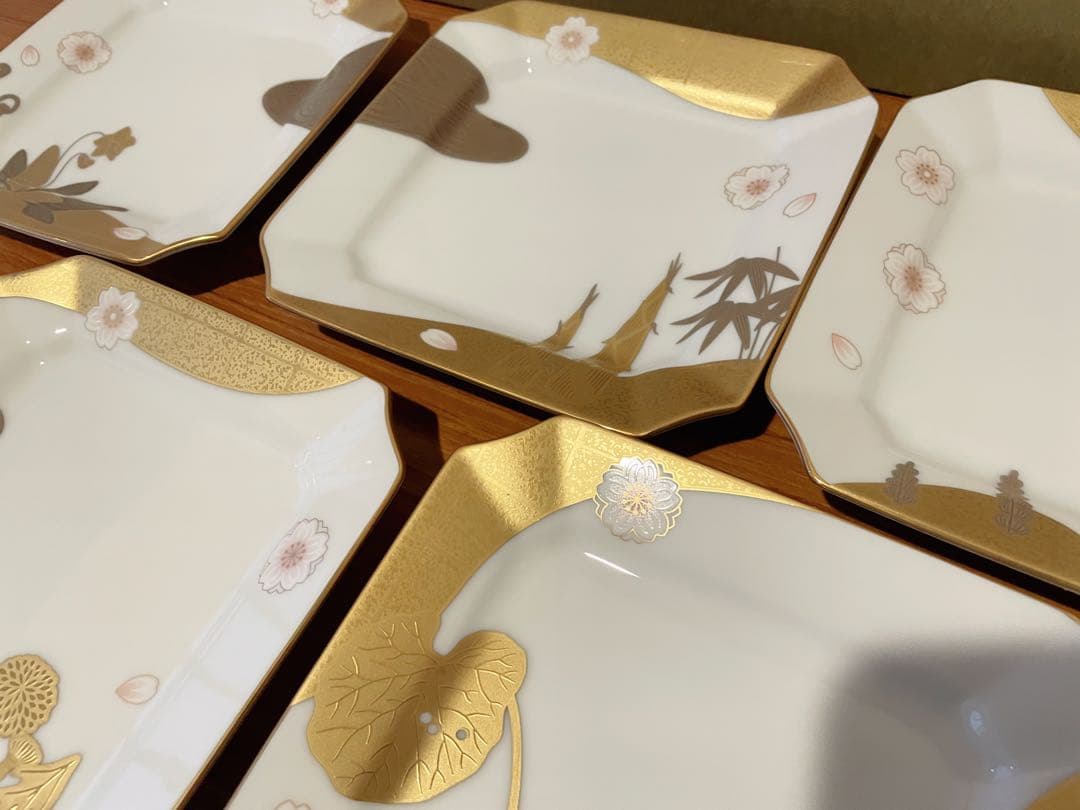 ノリタケ あやみなも 銘々皿 5枚