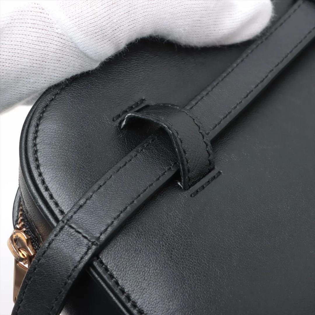 セリーヌ クレシー レザー ウエストポーチ ブラック　CELINE　ボディバッグ