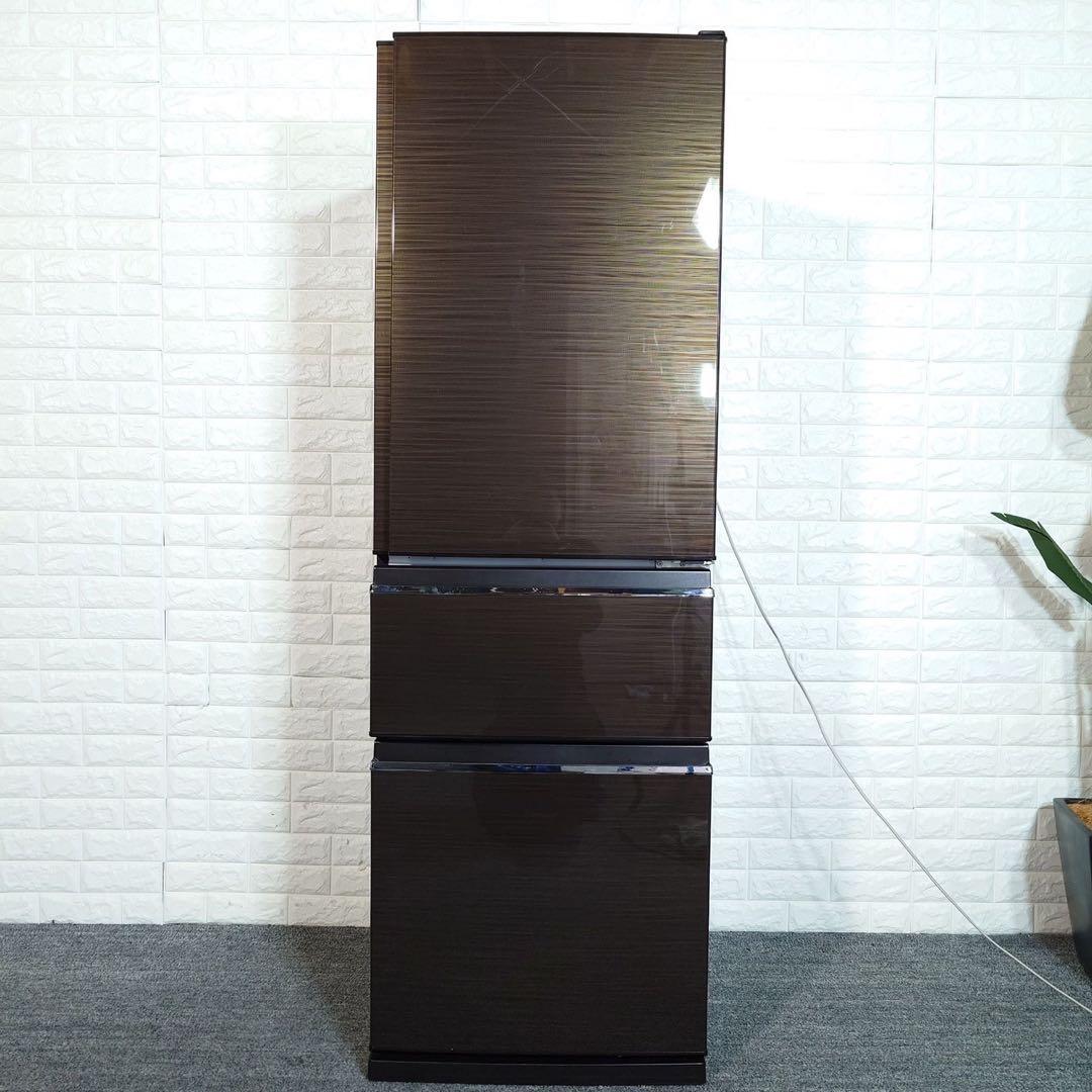 MITSUBISHI 冷蔵庫 MR-CX37C-BR 365L 家電 A083