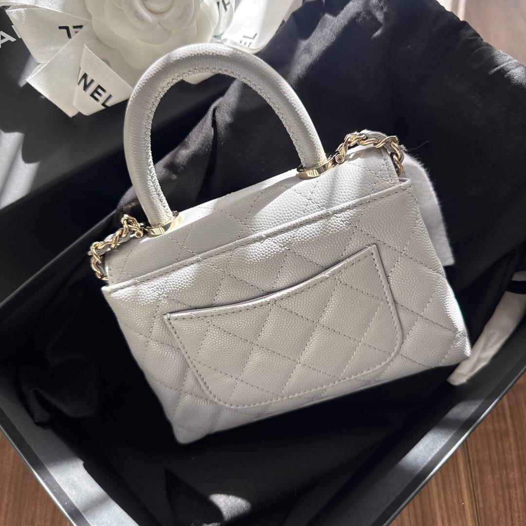 M*y様 新品未使用　CHANEL ココハンドル　14.5 グレー　限定　本日限