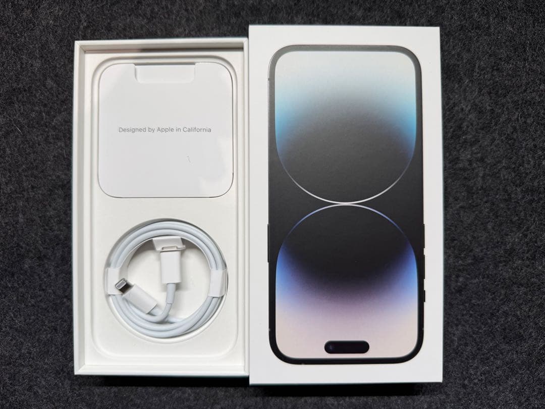 【箱付き】iPhone14 Pro スペースブラック 512GB SIMフリー