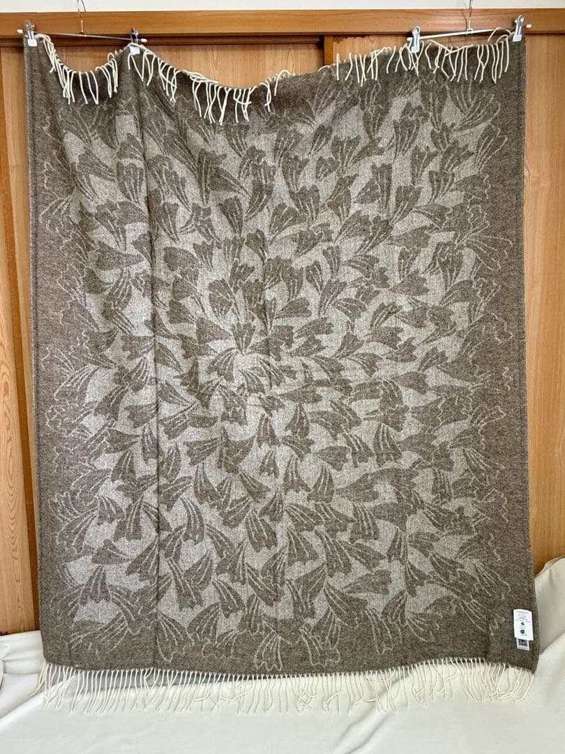 Klippan クリッパン　ブランケット　毛布　ミナペルホネン　ブラウン