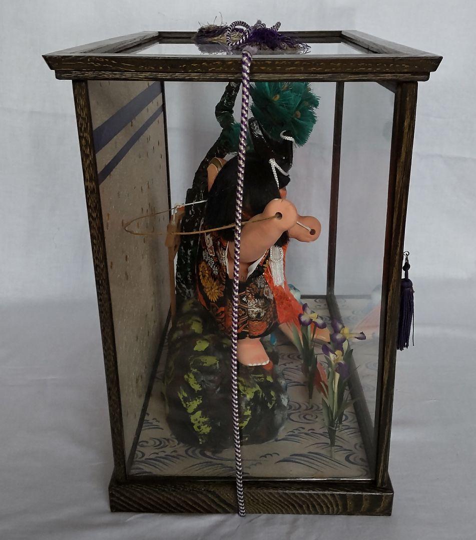 五月人形　出世金太郎　鯉釣り（あしがら山）ケース入　昭和レトロ　アンティーク