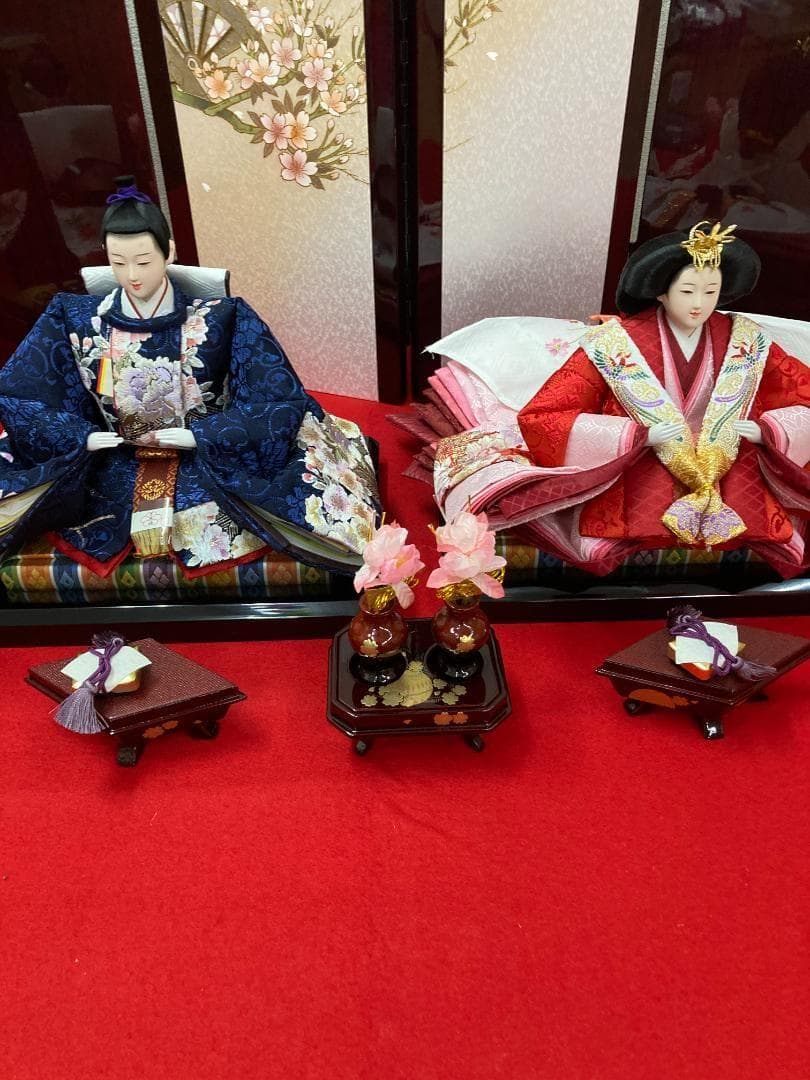 G5 豪華でお洒落な衣装　大三五親王のみ　雛人形　人形のみ　親王飾り　雛飾り