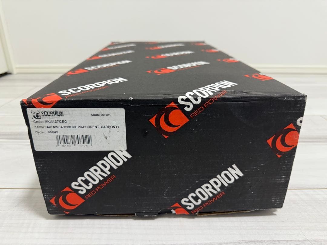 【さくら】Ninja1000SX用 SCORPION スリップオンマフラー