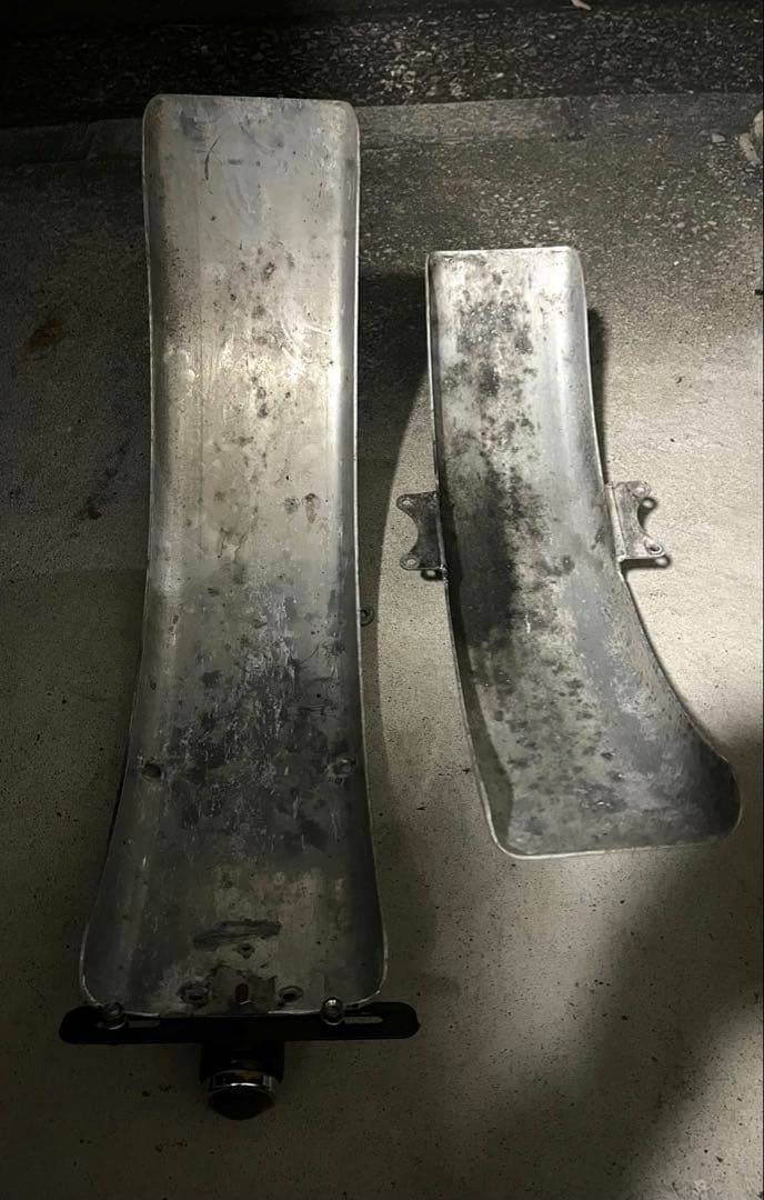 TW200/225 アルミフェンダー 前後セット