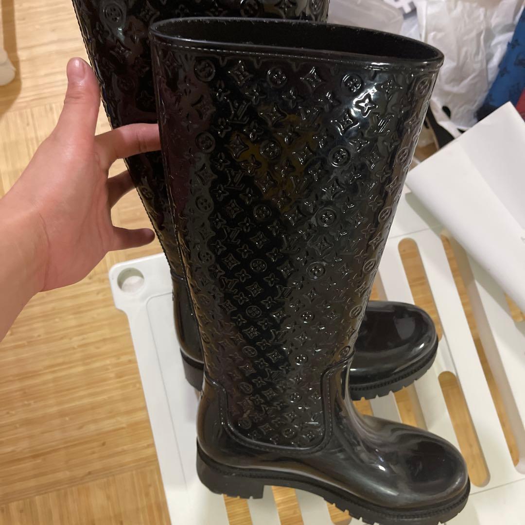 美品❣️雨靴、4、5回着用　ルイ・ヴィトン