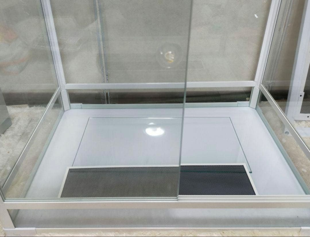 パンテオン　WH6045　ホワイト　ガラスケースケージ