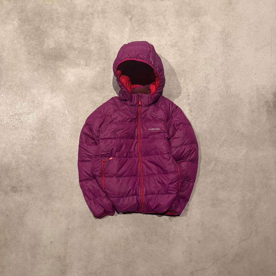 【極美品❗️】mont-bell ダウンジャケットS ピンク　モンベル　160