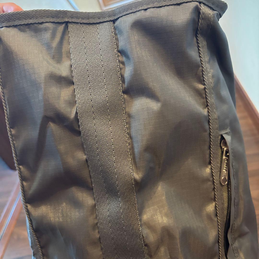 LeSportsac レスポートサック ボストンバッグ 美品　激レア　カーキ　L