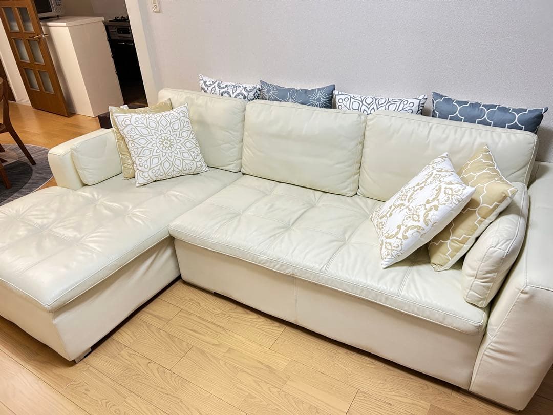 【値下げ・送料込】ニトリ | コーナーソファ | ②カウチソファ部分