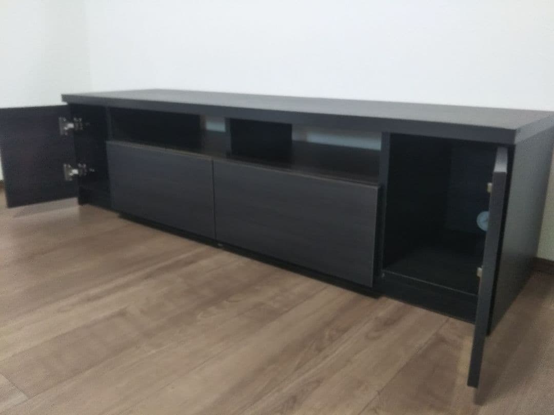 大川家具製のテレビボード ❗️  色はブラックウッド