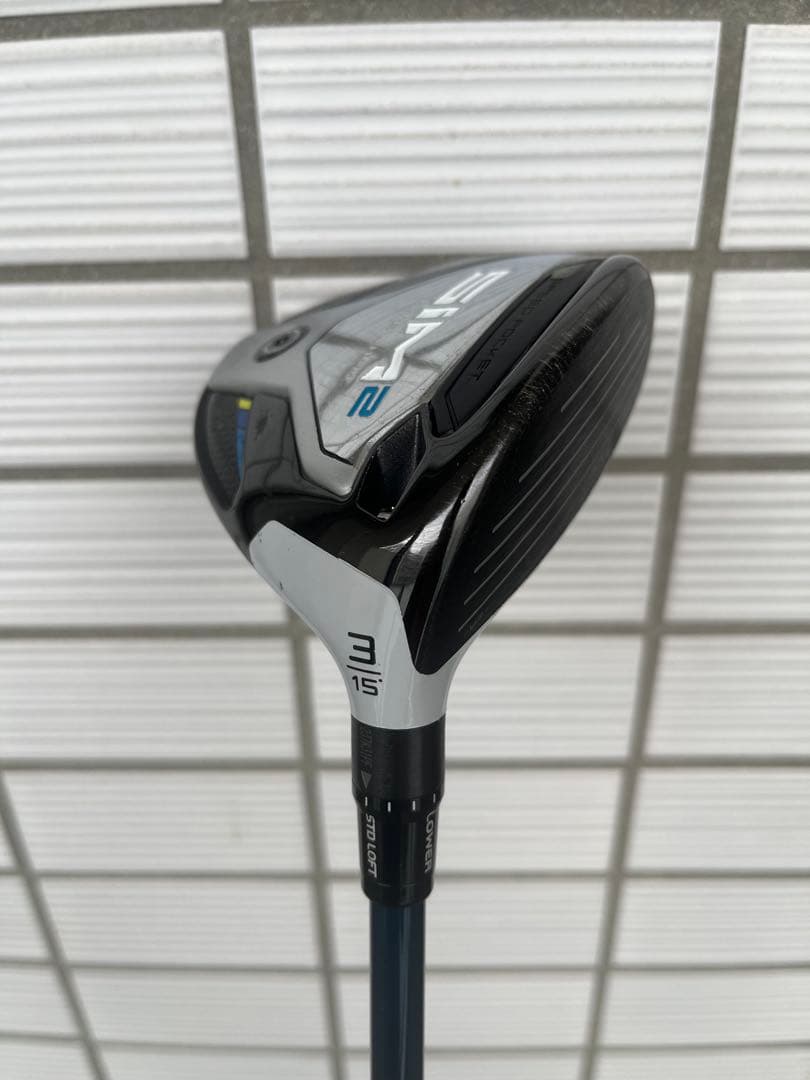 中古テーラーメイド　SIM2 フェアウェイウッド　3W（シャフト新品・未開封）