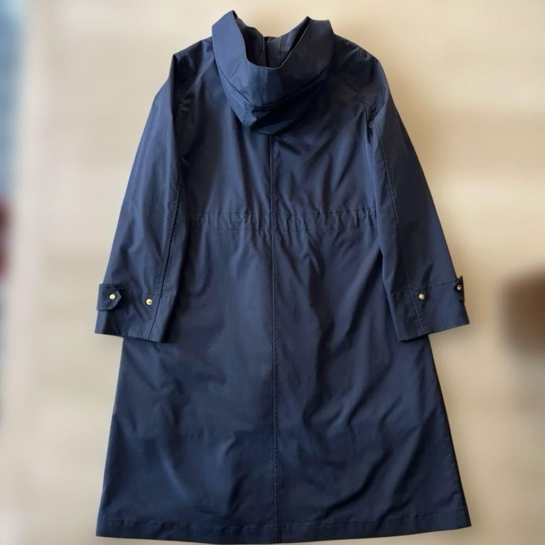 新品ANAYI ブライトツイルライナー付モッズコート　ネイビー 36サイズ