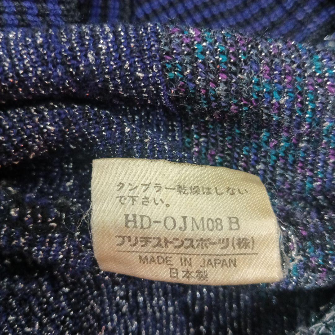 J's ジャンボ尾崎 ブリヂストン　銀糸　ラメ　ゴルフ　セーター ニット　90s