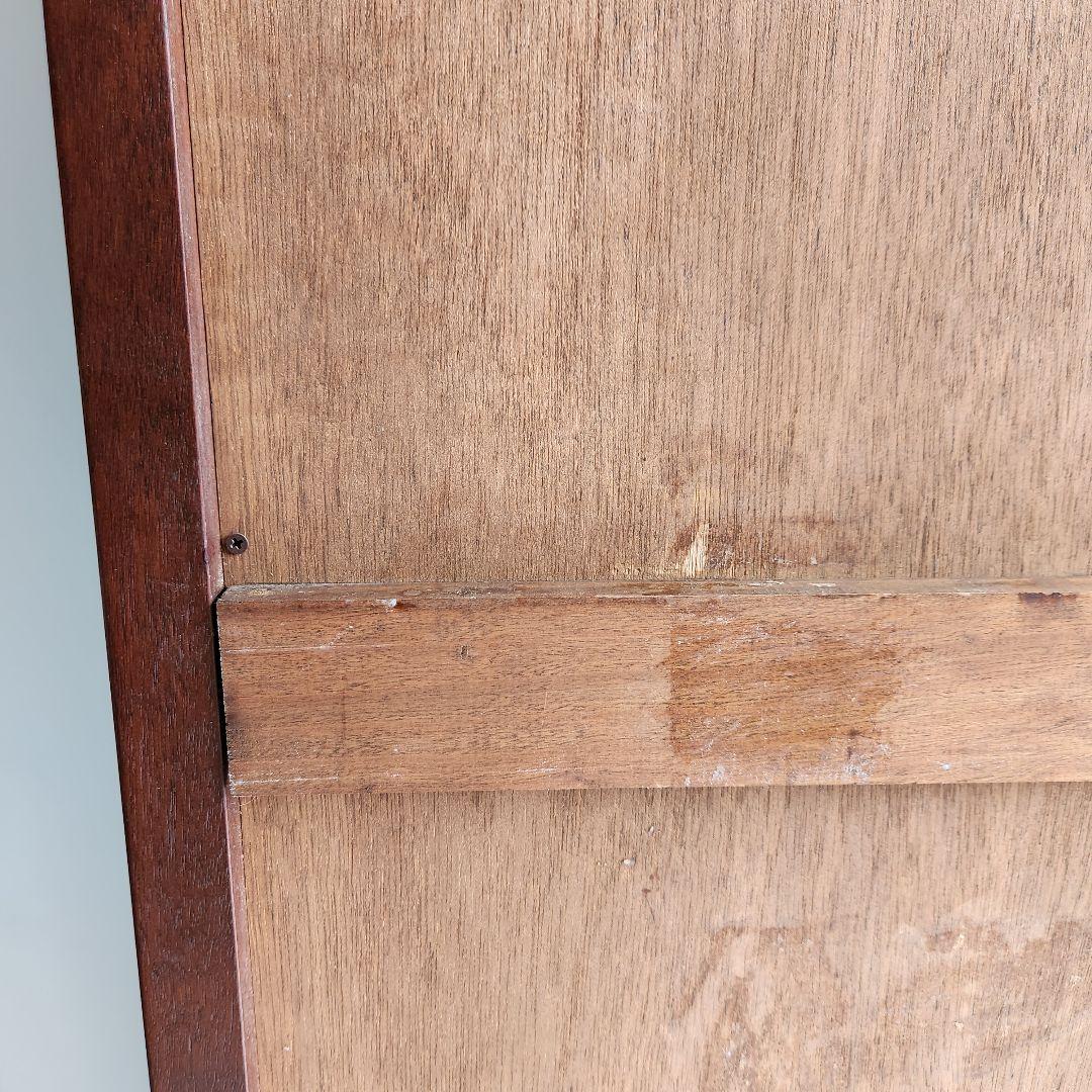 美品 ヴィンテージ　マホガニー材　ウォールミラー 壁掛け鏡 天然木 鏡