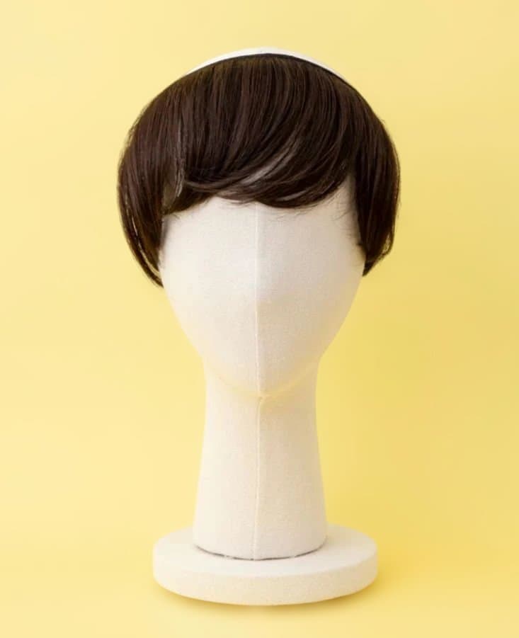 バレンセット　【スカーフハット　ニット帽　前髪ウィッグ】