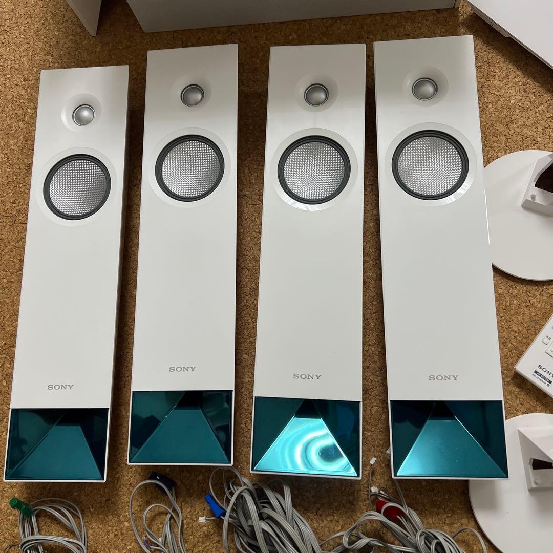 注意有りSONY BDV-N1WL スピーカーセット　BD DVDプレイヤー内蔵