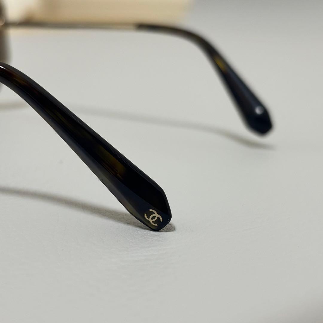 CHANELシャネル　リムレス　サングラス　4220　ケース付き