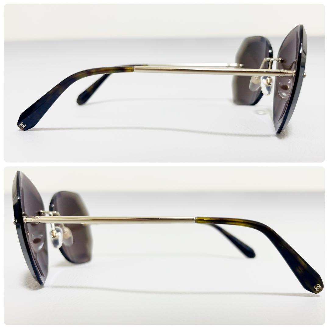 CHANELシャネル　リムレス　サングラス　4220　ケース付き