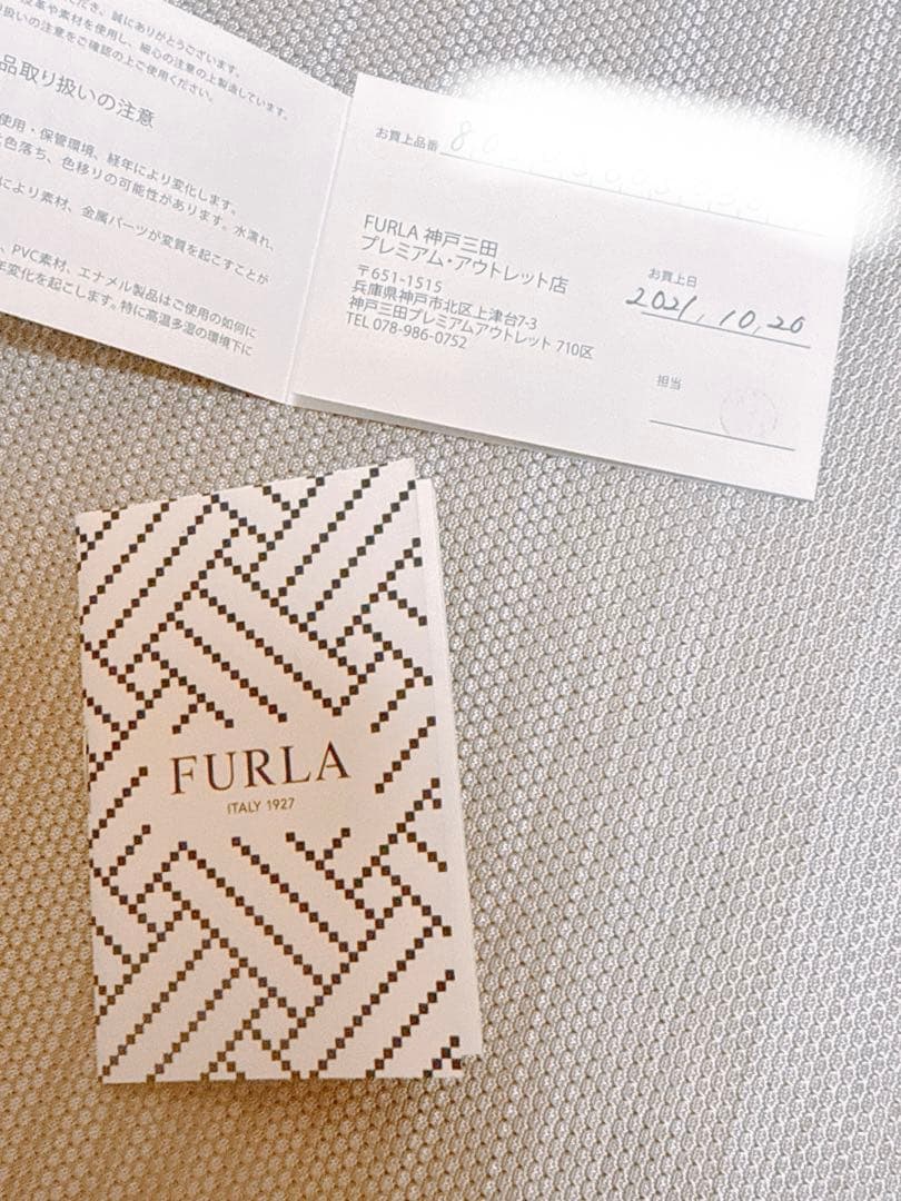 FURLA ピンク レザー ショルダーバッグ クロスボディ