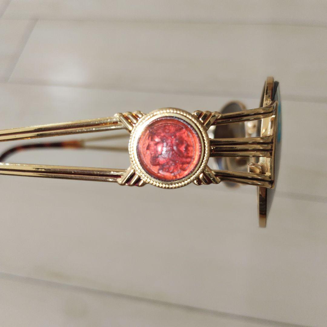 【美品】FENDI フェンディ ゴールドフレーム ブラウンレンズ サングラス