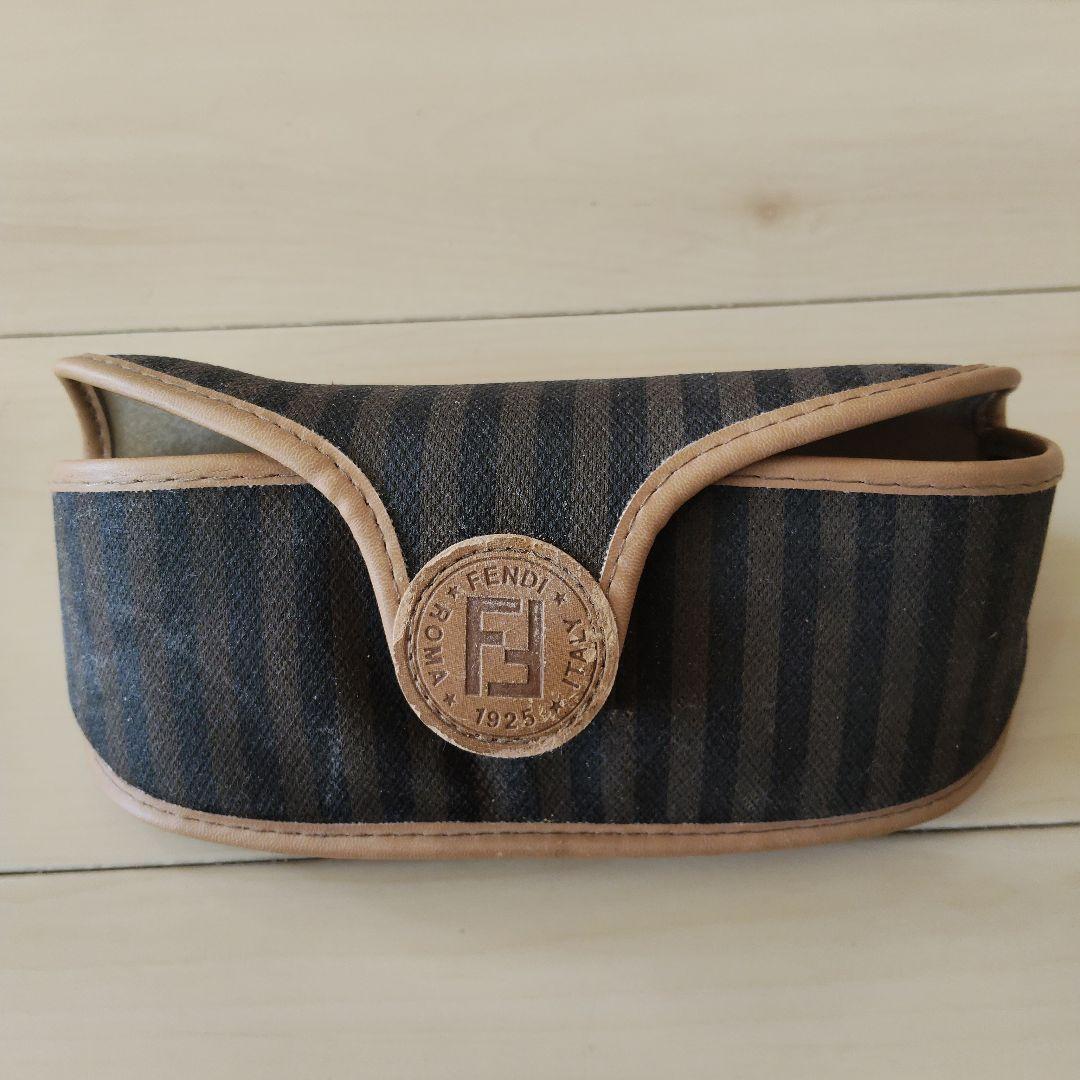 【美品】FENDI フェンディ ゴールドフレーム ブラウンレンズ サングラス