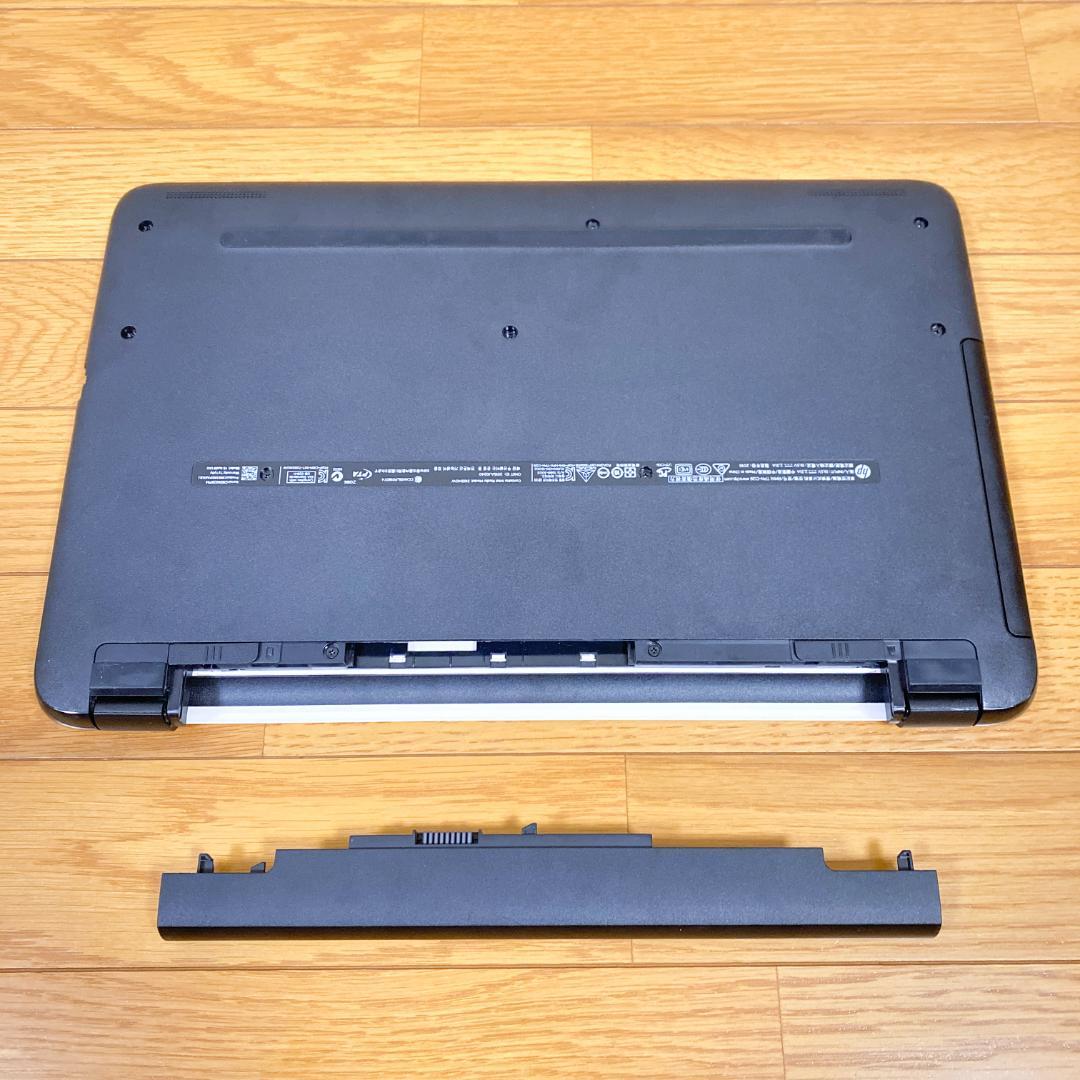 美品✨SSD256GB HPノートパソコン Webカメラ DVD視聴 Win11