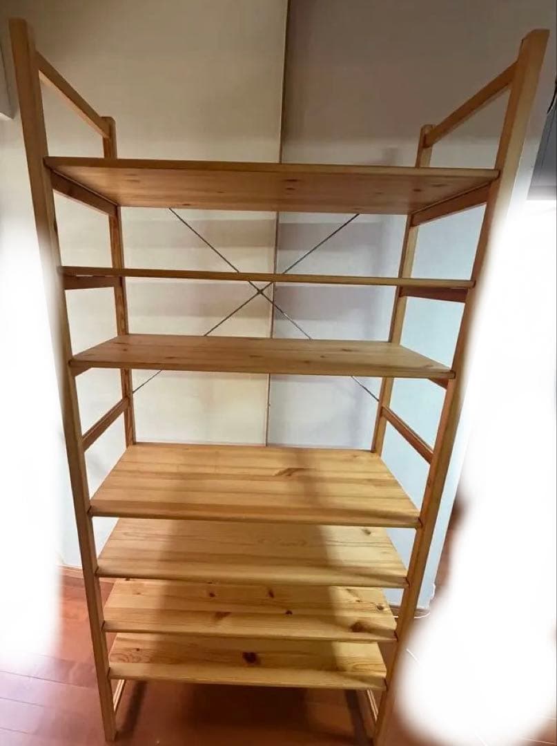 無印良品　2セット！パイン材ユニットシェルフ奥行２５ｃｍタイプ・８６ｃｍ幅・大