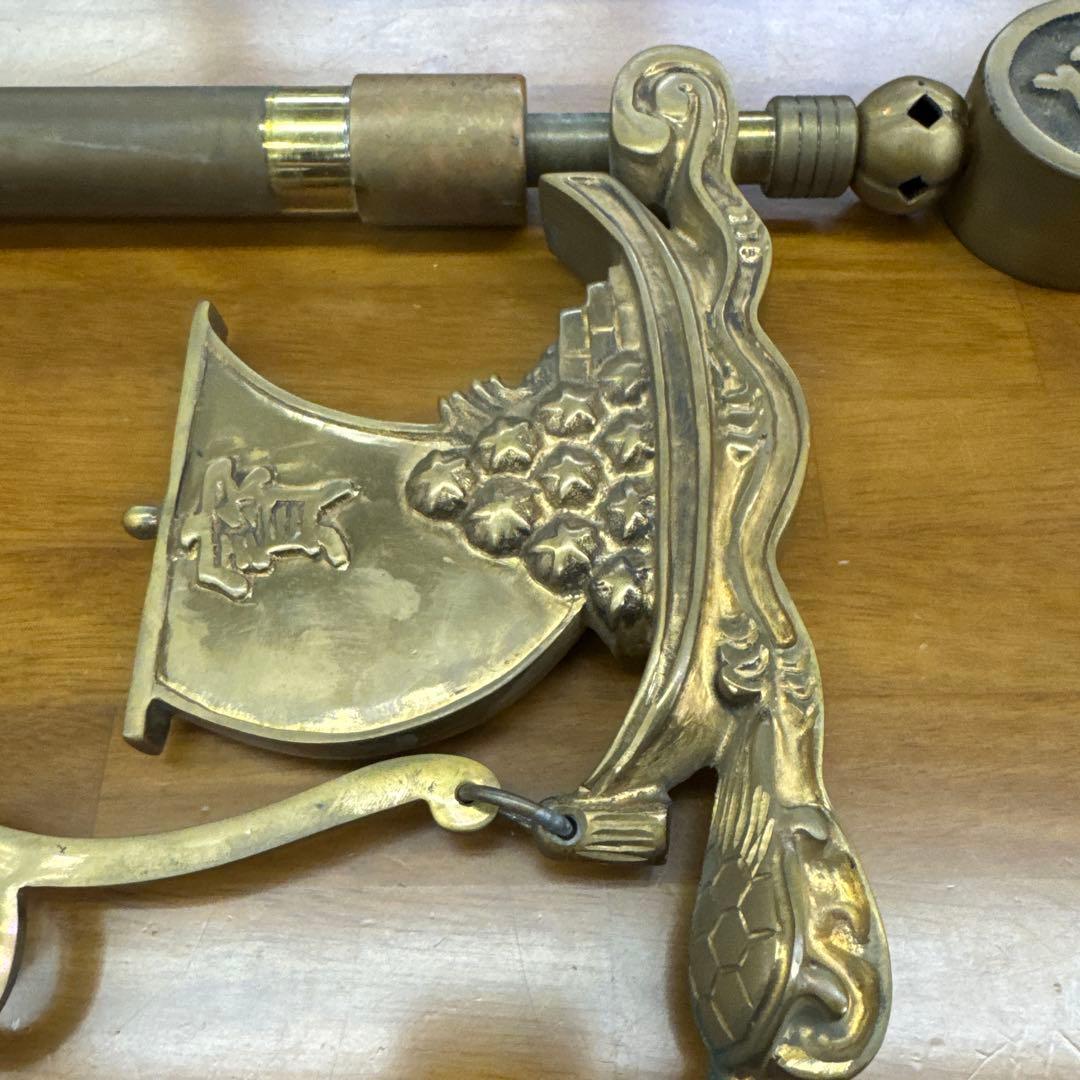 自在カギ　装飾用金具 伝統的な日本デザイン